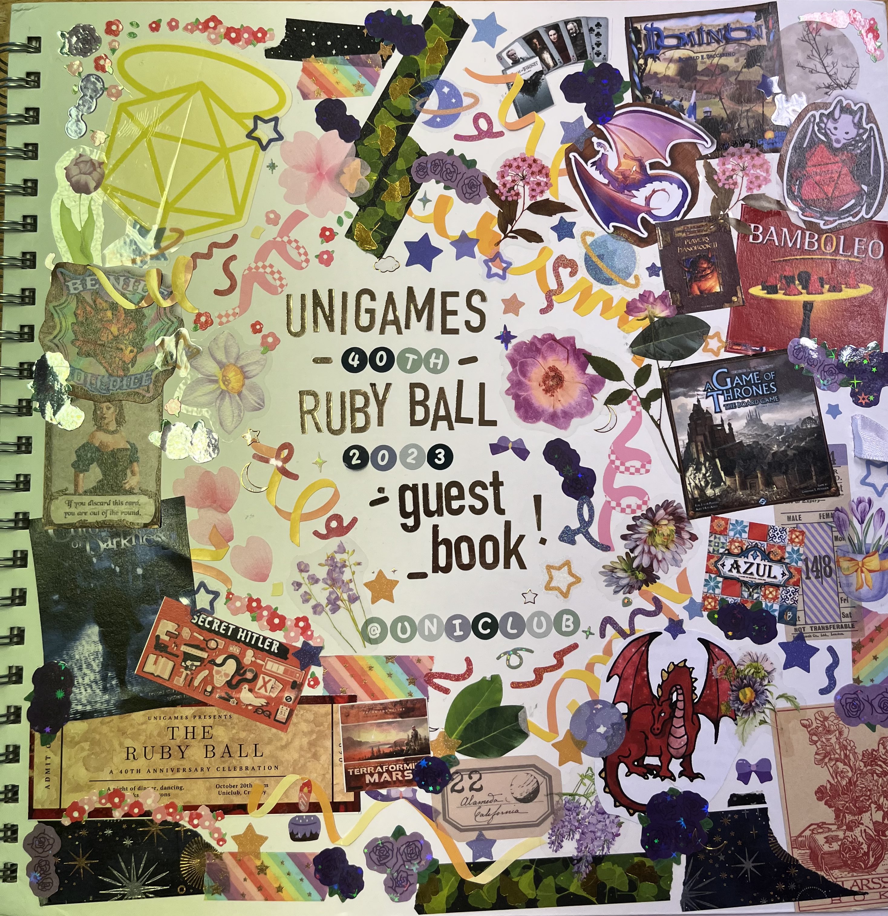 Unigames Ruby Ball Guest Book